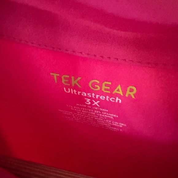 Tek Gear Fuchsia Ultrastretch Jacket SZ 3X - Picture 4 of 8